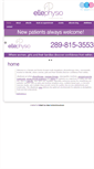 Mobile Screenshot of ellephysio.com
